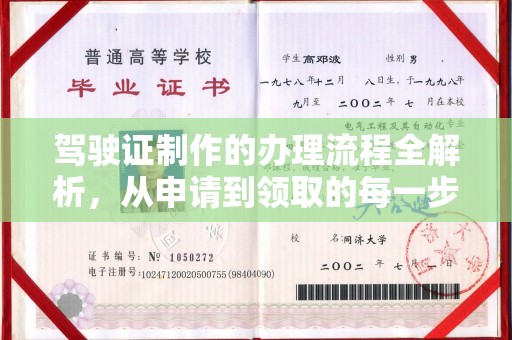 凤阳驾驶证制作的办理流程全解析，从申请到领取的每一步