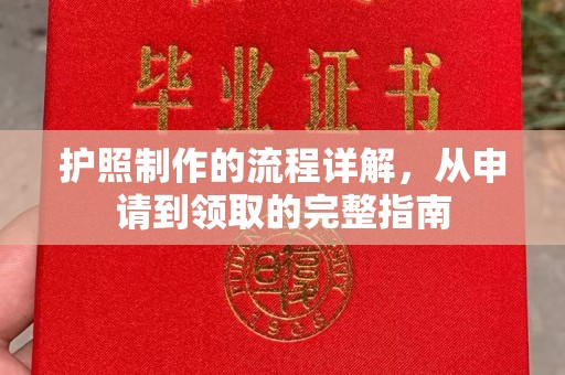 凤阳护照制作的流程详解，从申请到领取的完整指南