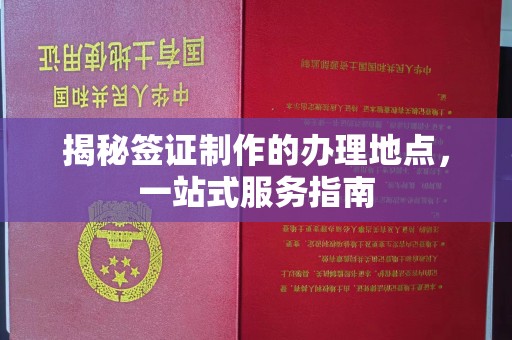 凤阳揭秘签证制作的办理地点，一站式服务指南