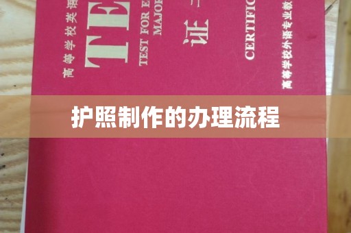 凤阳护照制作的办理流程