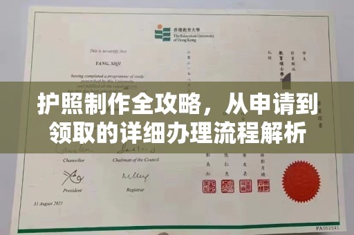 凤阳护照制作全攻略，从申请到领取的详细办理流程解析