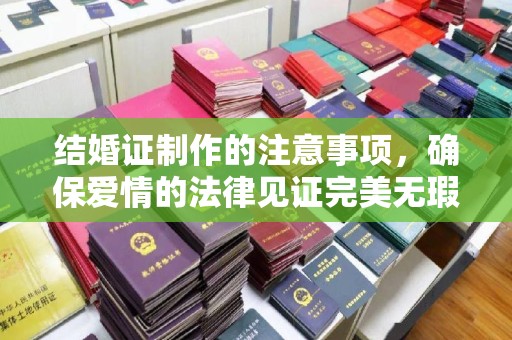 凤阳结婚证制作的注意事项，确保爱情的法律见证完美无瑕