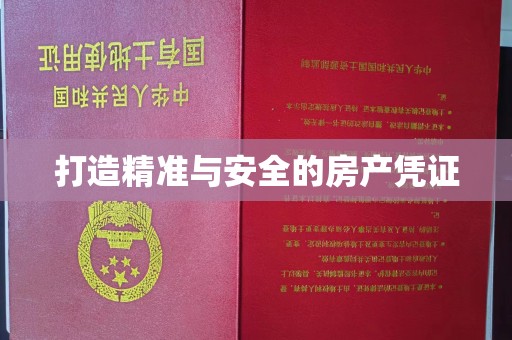 凤阳打造精准与安全的房产凭证